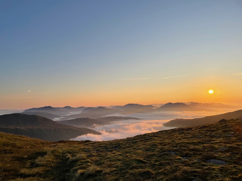 Rising and sun and inversion